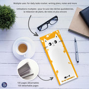PBI - NOTEPAD - CHAT JAUNE Games & Toys