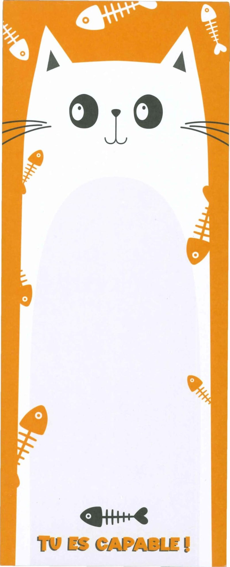 PBI - NOTEPAD - CHAT JAUNE Games & Toys
