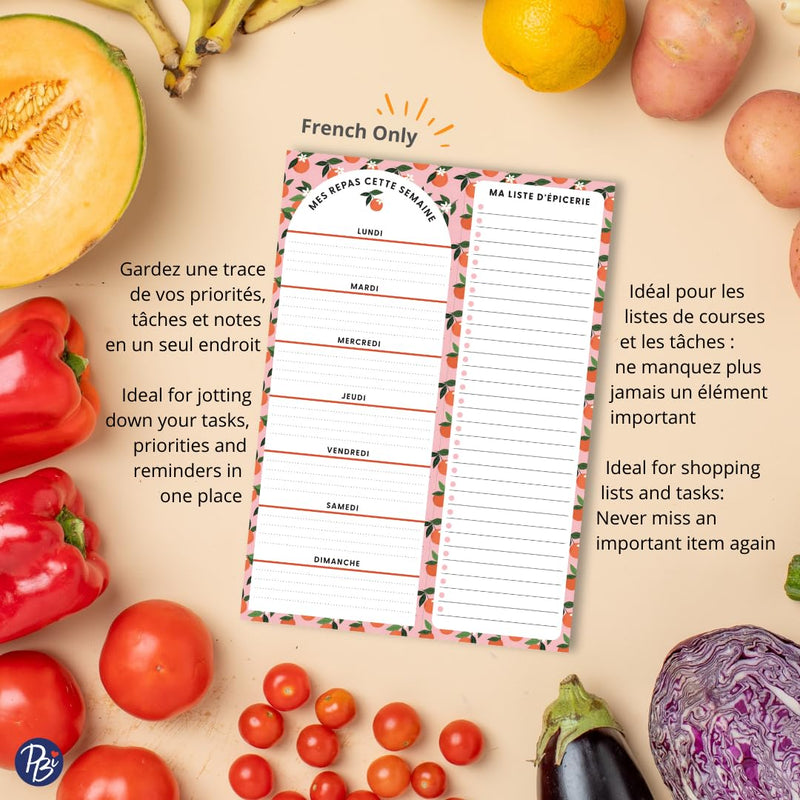 PBI - PLANNING NOTEPAD - ORANGES Games & Toys