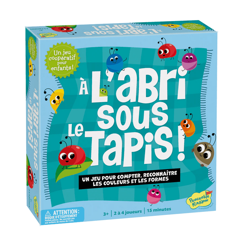 PEACEABLE KINGDOM - À L'ABRI SOUS LE TAPIS ! Games & Toys