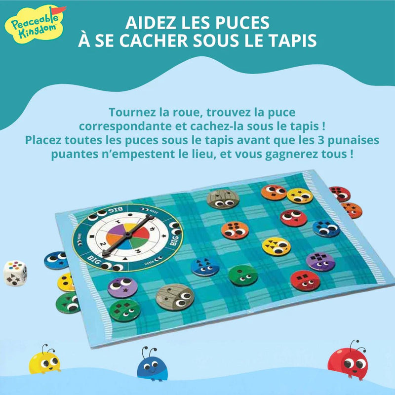 PEACEABLE KINGDOM - À L'ABRI SOUS LE TAPIS ! Games & Toys