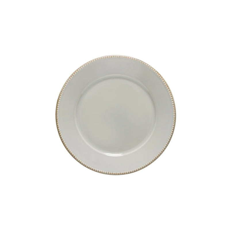 Costa Nova - Luzia Ash Grey Round Salad / Dessert Plate