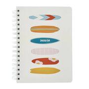 Pierre Belvedere - ACADEMIC AGENDA 2025 - 2026 - MEDIUM - SURFBOARDS Office Supplies