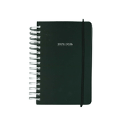 Pierre Belvedere - ACADEMIC AGENDA 2025 - 2026 - SMALL 1D/1P - BLACK Office Supplies