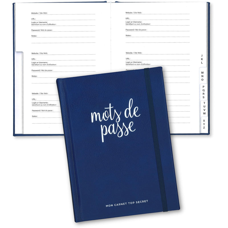 Pierre Belvedere - Password Notebook - Classic Office Supplies