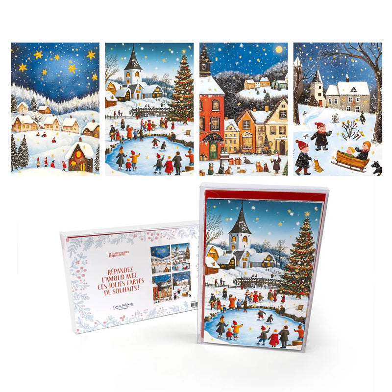 Pierre Belvedere - Signature Holiday Cards – (Set of 8) – Under The Stars Toys & Games