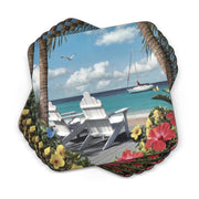 Pimpernel - In the Sunshine Coasters (Set of 6) | 4 x 4 in Home & Kitchen