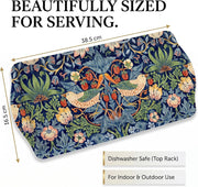 Pimpernel - Strawberry Thief Blue - Sandwich Tray | 15.1 x 6.5 in Home & Kitchen