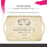 Pimpernel - Vin de France - Melamine Handled Tray | 18.9 x 11.6 in Home & Kitchen