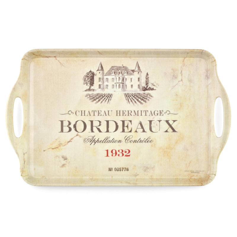 Pimpernel - Vin de France - Melamine Handled Tray | 18.9 x 11.6 in Home & Kitchen