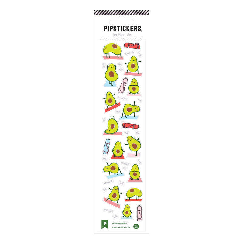 PIPSTICKERS - Avocado Asanas Arts & Entertainment