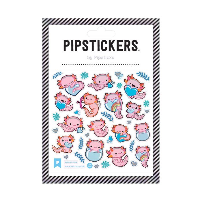 PIPSTICKERS - Axolotl Fun Arts & Entertainment