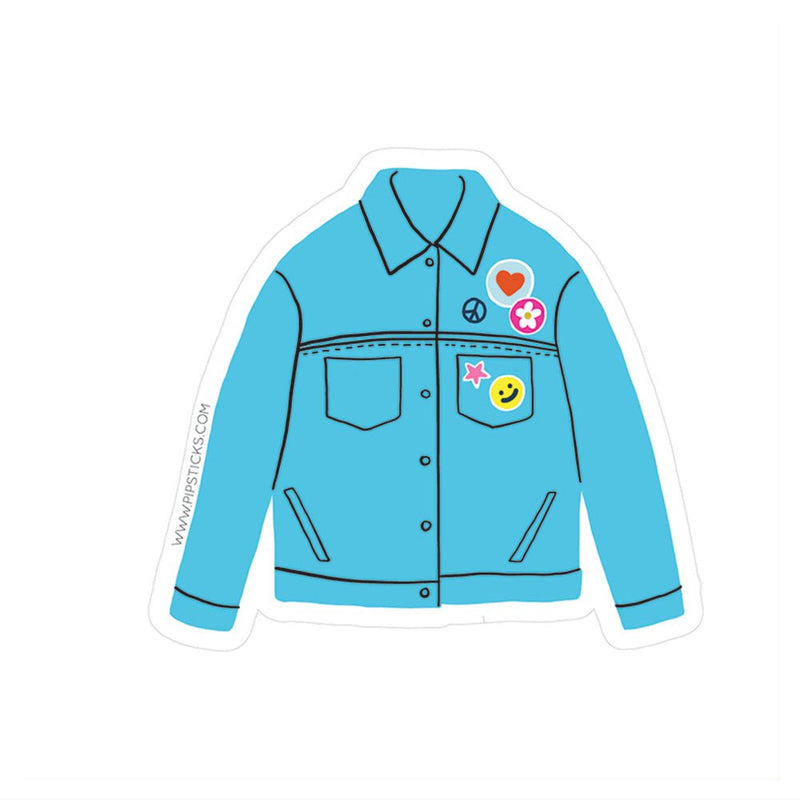 PIPSTICKERS - Denim Jacket Vinyl Arts & Entertainment