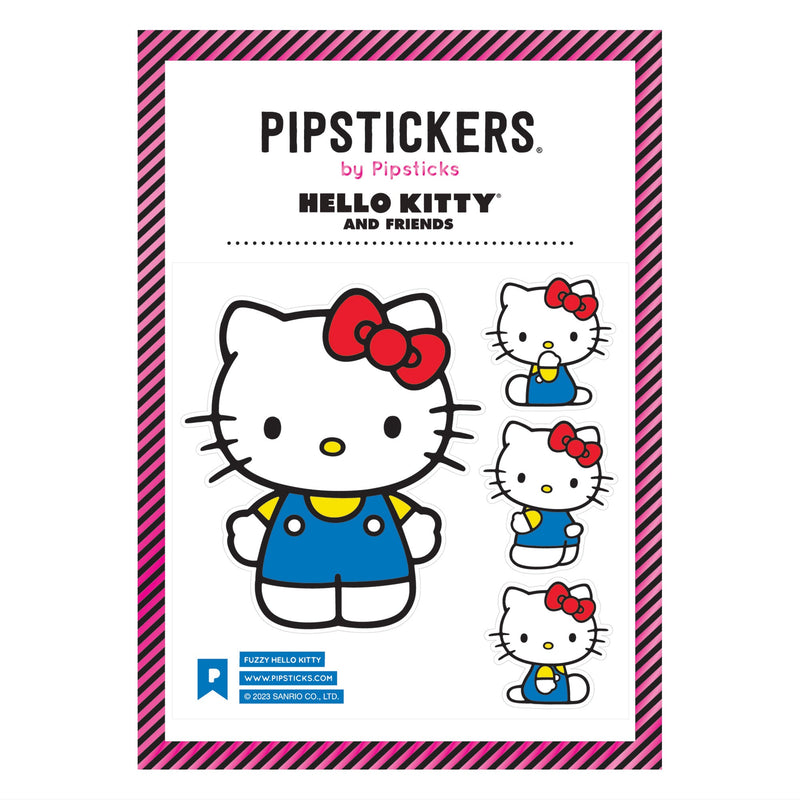 PIPSTICKERS - Fuzzy Hello Kitty Arts & Entertainment