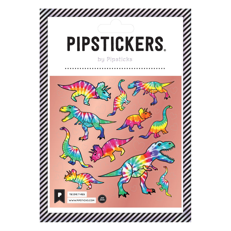 PIPSTICKERS - Tie Dye T - Rex Arts & Entertainment