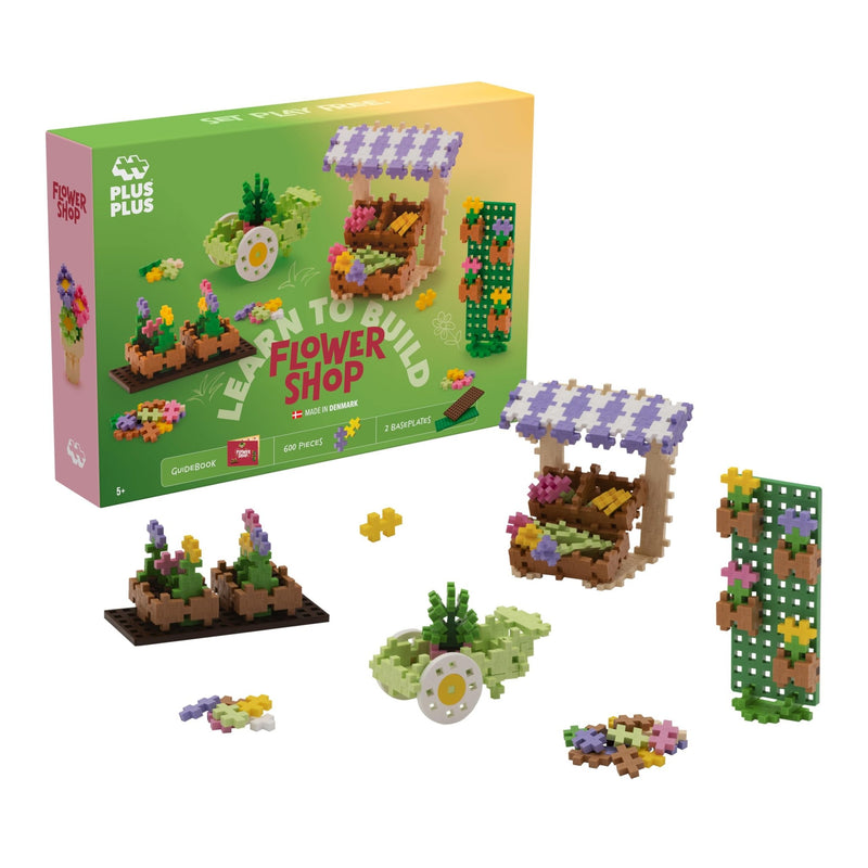 Plus - Plus - Learn TO Build - Flower Shop Toys & Games