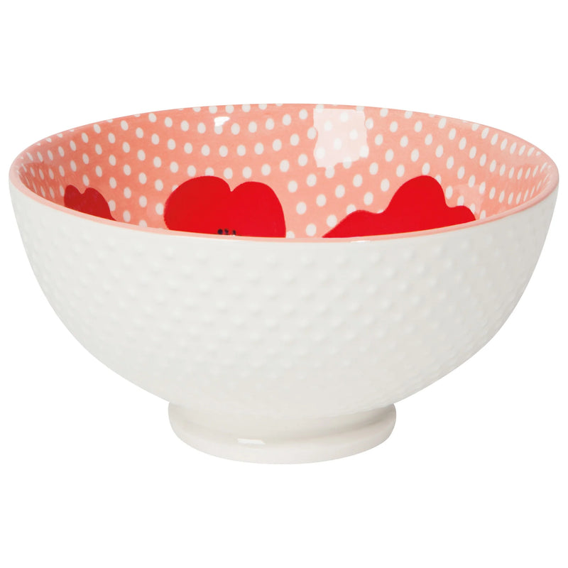 Jubilee - Bowl Stamped 6in Poppy