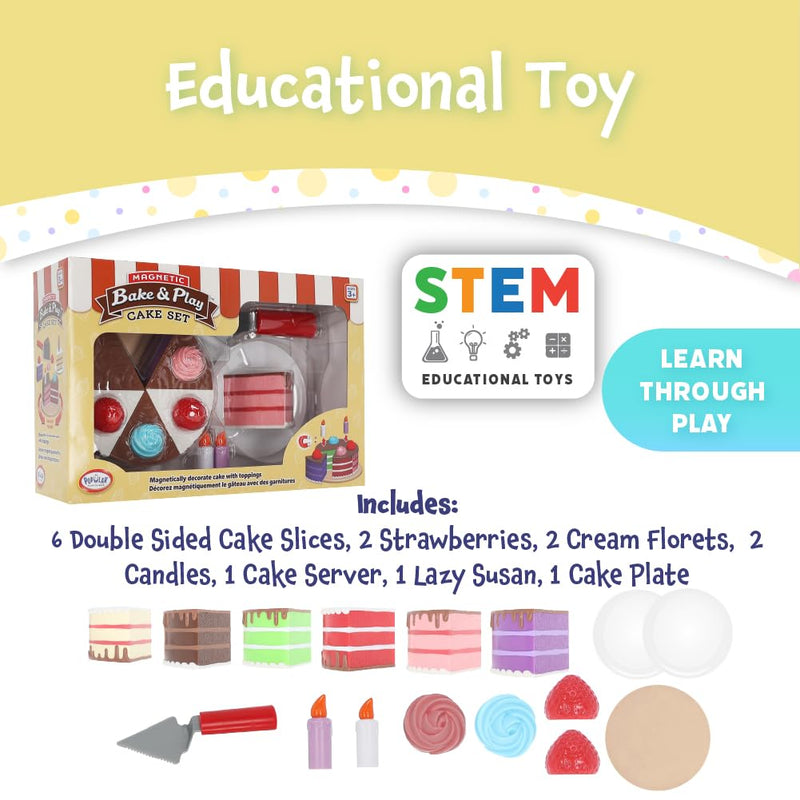 Popular Playthings - Magnetic Bake and Play Cake Set Toys & Games