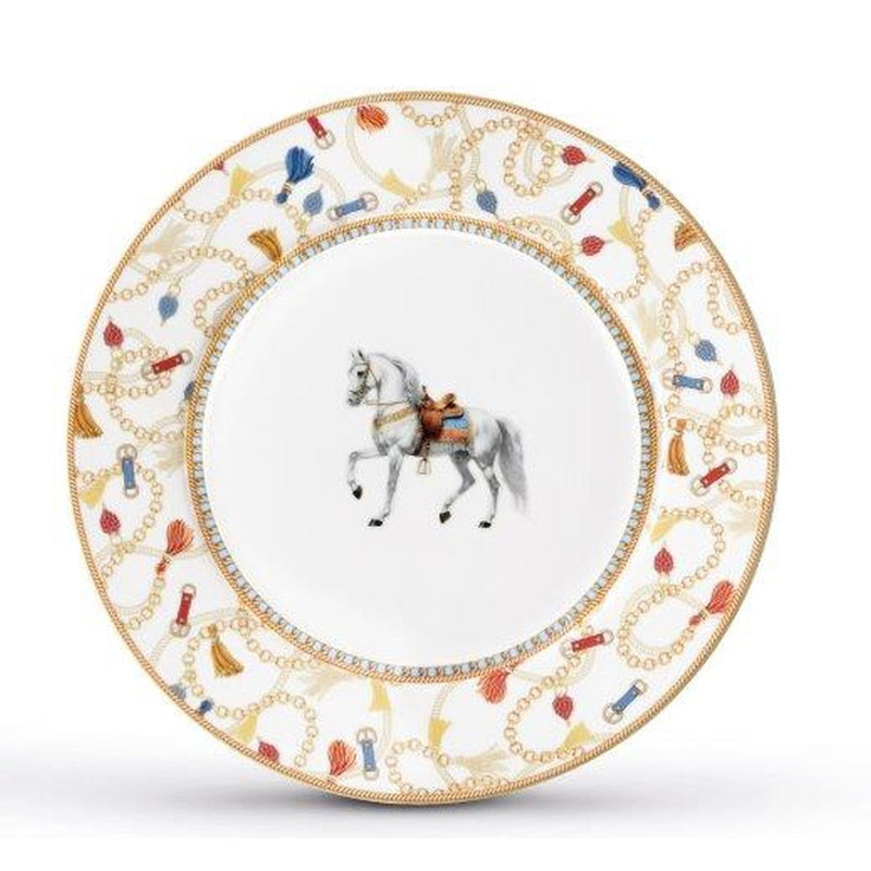 Pozzi Milano - CHEVAL - Side Plate - White | 19.5cm / 7.7in Home & Kitchen