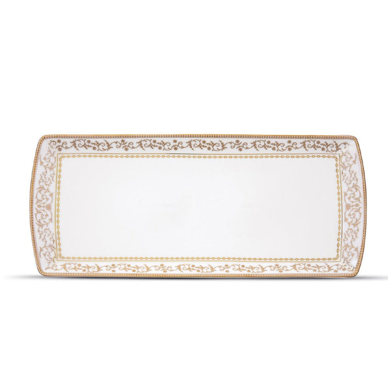 Pozzi Milano - GOLDEN - Tray | 35x15cm / 13.8x5.9in Home & Kitchen