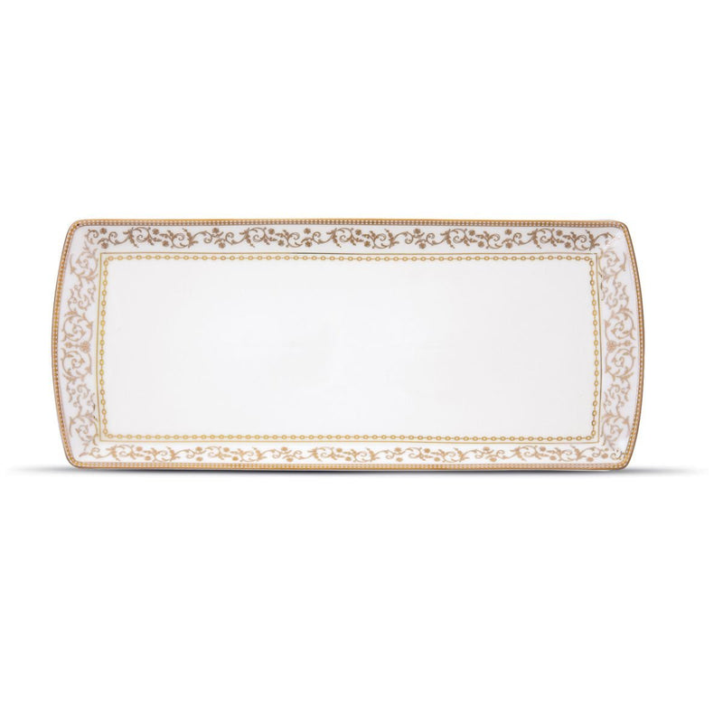 Pozzi Milano - GOLDEN - Tray | 35x15cm / 13.8x5.9in Home & Kitchen