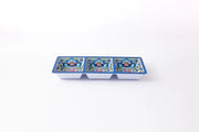 Prepara - Taco 3 - Section Tray Home & Kitchen Blue