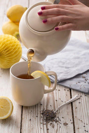 Price & Kensington - Matte Teapot 6Cup Cream 1100Ml/35Oz - Limolin 