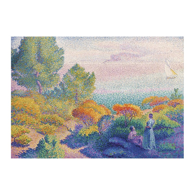 Puzzles 1000 pieces 685X480mm Two Women at the Edge of the