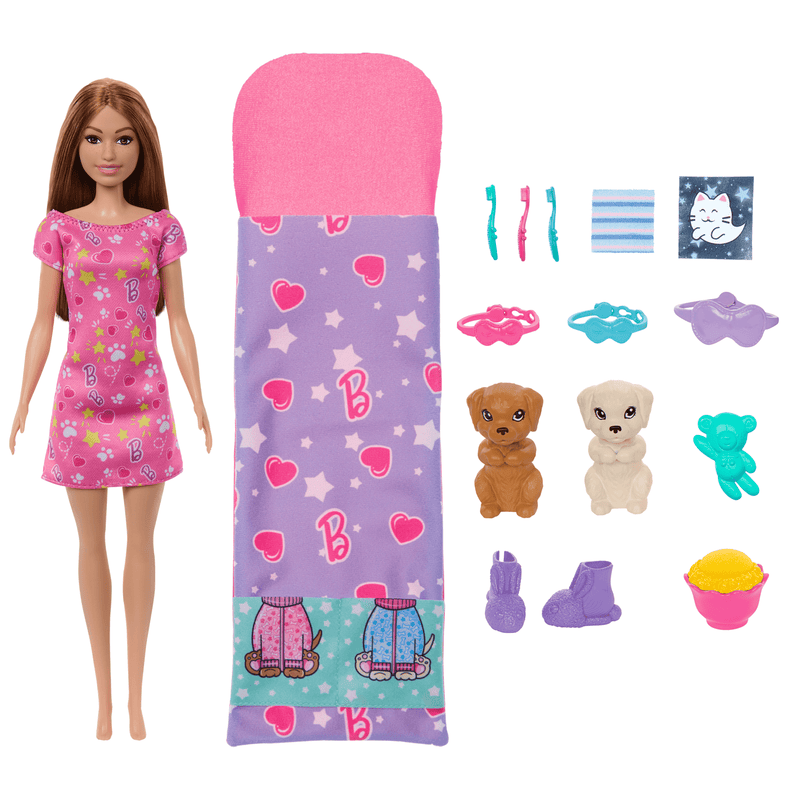 Barbie - Puppy Slumber Party Doll & Playset - Product view