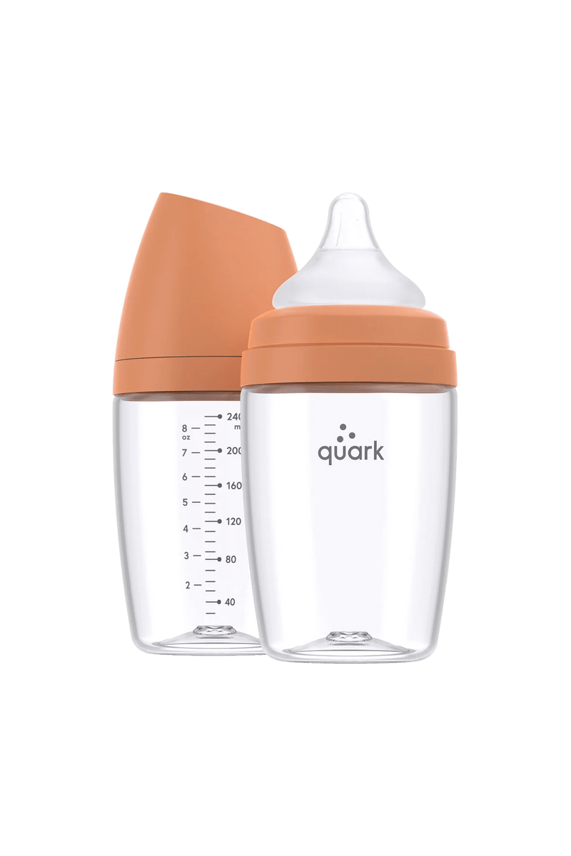 Quark - BuubiBottle MAX 2 Pack - ORANGE 8 oz Mother & Baby