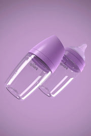 Quark - BuubiBottle MAX 2 Pack - PURPLE 8 oz Mother & Baby