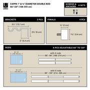 Cappa Double Curtain Rod - image 7