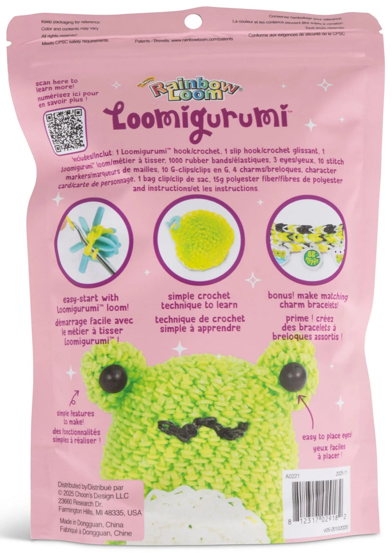 Rainbow Loom - LOOMIGURUMI KIT - FROG Arts & Crafts