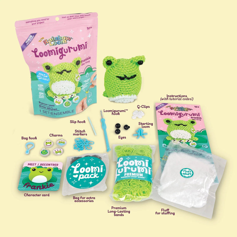 Rainbow Loom - LOOMIGURUMI KIT - FROG Arts & Crafts