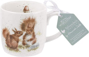 Royal Worcester - Wrendale DESIGNS 11 oz Ceramic Mug Home & Kitchen Between Friends (Squirrel)