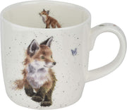 Royal Worcester - Wrendale DESIGNS 11 oz Ceramic Mug Home & Kitchen Born to be Wild (Fox)