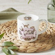 Royal Worcester - Wrendale DESIGNS 11 oz Ceramic Mug Home & Kitchen Cattitude (Cat)