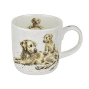 Royal Worcester - Wrendale DESIGNS 11 oz Ceramic Mug Home & Kitchen Devotion (Golden Retriever)