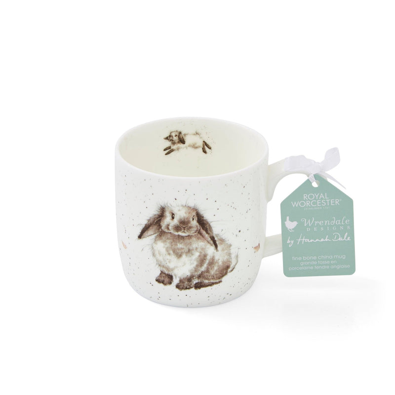 Royal Worcester - Wrendale DESIGNS 11 oz Ceramic Mug Home & Kitchen Rosie (Rabbit)