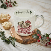 Royal Worcester - Wrendale DESIGNS 11 oz Ceramic Mug Home & Kitchen Snug as A Pug