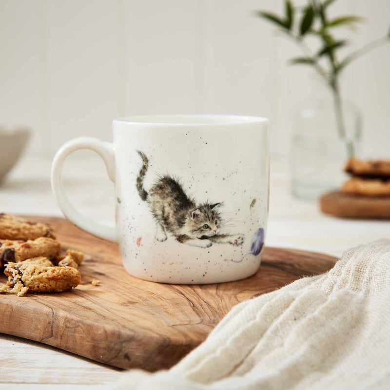 Royal Worcester - Wrendale DESIGNS 14 oz Ceramic Mug Home & Kitchen Cat & Mouse