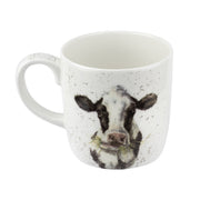 Royal Worcester - Wrendale DESIGNS 14 oz Ceramic Mug Home & Kitchen Daisy Chain (Cow)