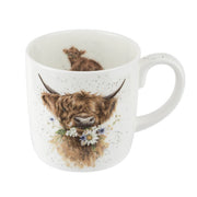 Royal Worcester - Wrendale DESIGNS 14 oz Ceramic Mug Home & Kitchen Daisy Coo (Cow)