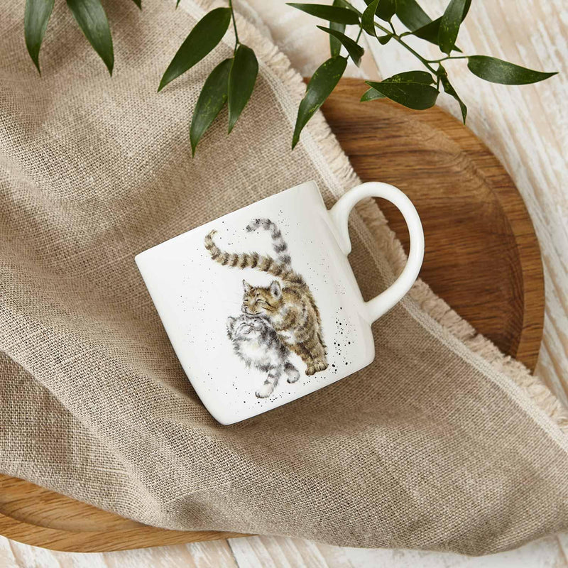 Royal Worcester - Wrendale DESIGNS 14 oz Ceramic Mug Home & Kitchen Feline Fine