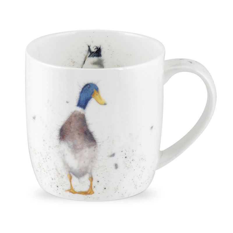 Royal Worcester - Wrendale DESIGNS 14 oz Ceramic Mug Home & Kitchen Guard Duck