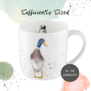 Royal Worcester - Wrendale DESIGNS 14 oz Ceramic Mug Home & Kitchen Guard Duck