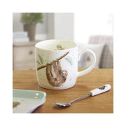 Royal Worcester - Wrendale DESIGNS 14 oz Ceramic Mug Home & Kitchen Hanging Around - Sloth