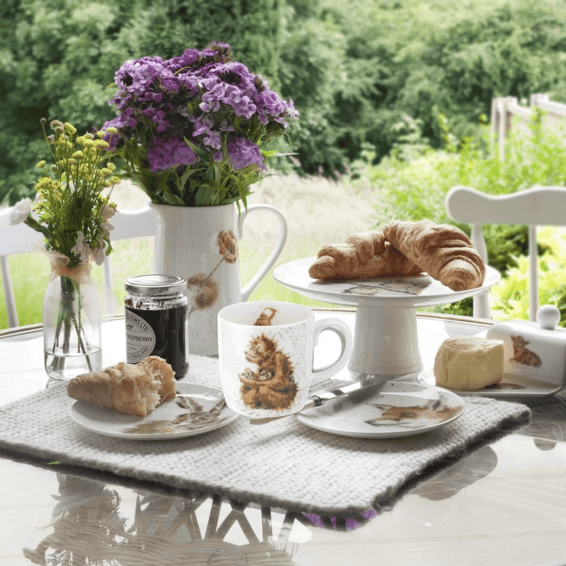 Royal Worcester - Wrendale DESIGNS 14 oz Ceramic Mug Home & Kitchen Orangutangle - Orangutan
