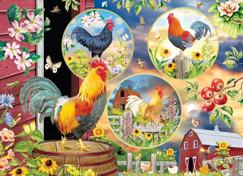 Cobble Hill - Rooster Magic (500-Piece Puzzle)