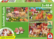 Schmidt Spiele - PZ3X24: FOREST AND MEADOW ANIMALS Toys & Games